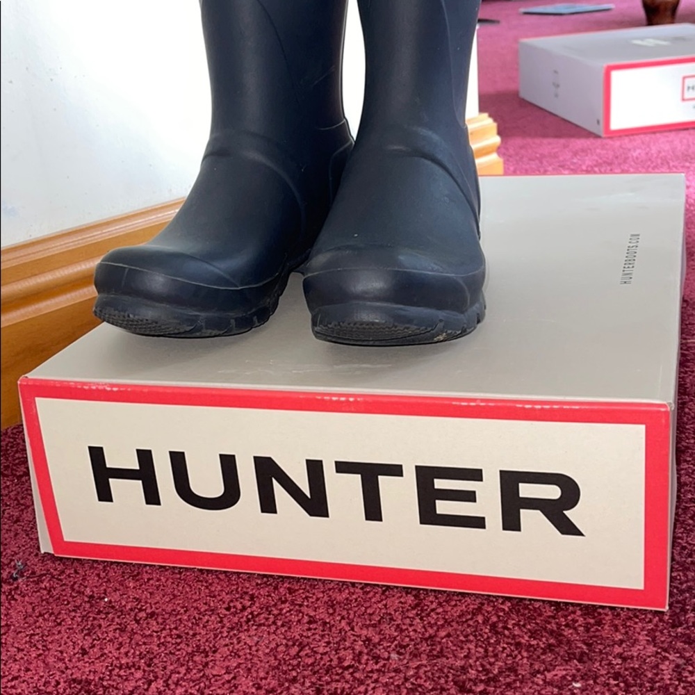 Navy,Tall,Matte, Hunter Boot, Size 7 With Back Adj - image 4